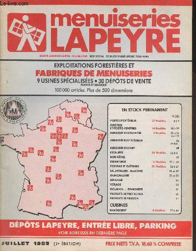 Menuiseries Lapeyre - Catalogue Juillet 1985 (2e dition)