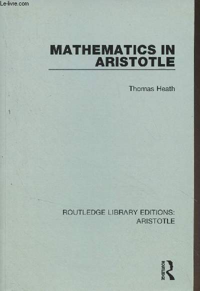 Mathematics in Aristotle