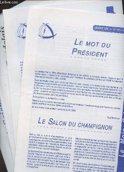 Le Mois Scientifique Bordelais - 16e anne 1994 - N145, 146, 147, 148, 149, 150, 151, 152, 153 et 154 - Le salon du champignon - Les dbris spatiaux - Le bourg castral de Larressingle (Gers) - Un mdecin Armnien du XIIe sicle : Mekhitar de Her et son