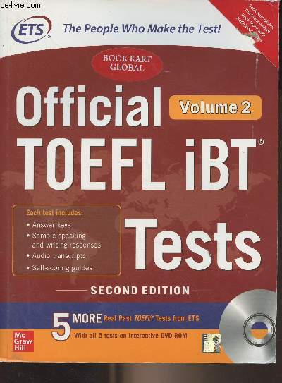 Official TOEFL iBT Tests Volume 2 - Second edition
