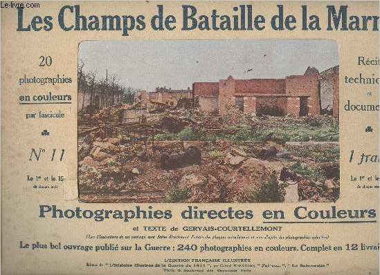 Les champs de bataille de la Marne - Rcit technique et document - Fasc. N11