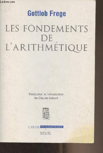 Les fondements de l'arithmtique - 