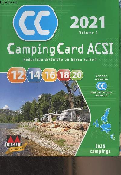 Camping Card ACSI - 2021 - volume 1