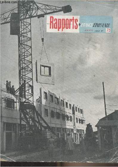Rapports France-Etats-Unis - N73 avril 1953 -
