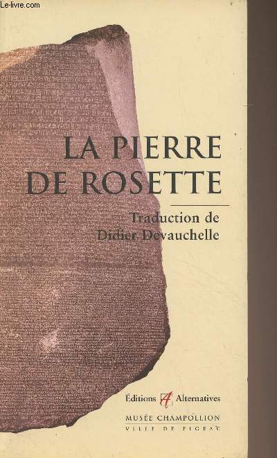 La pierre de rosette