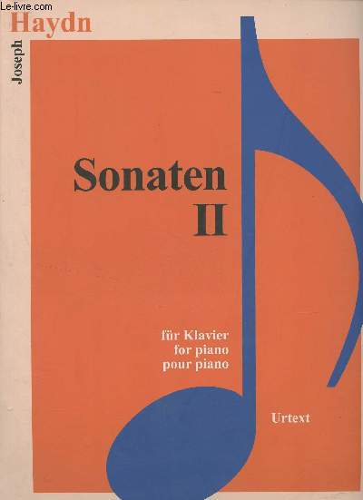 Sonaten fr Klavier, for piano, pour piano - II