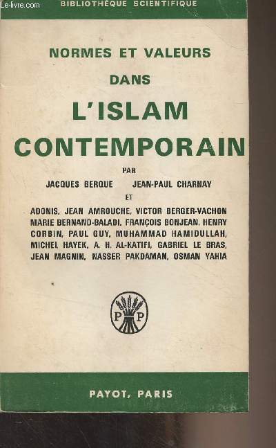 Normes et valeurs dans l'Islam contemporain - 