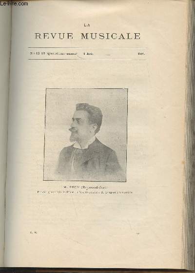 La Revue Musicale- 4e anne - N15-16, 5 aot 1904 - M. Pech (Raymond-Jean) - La 