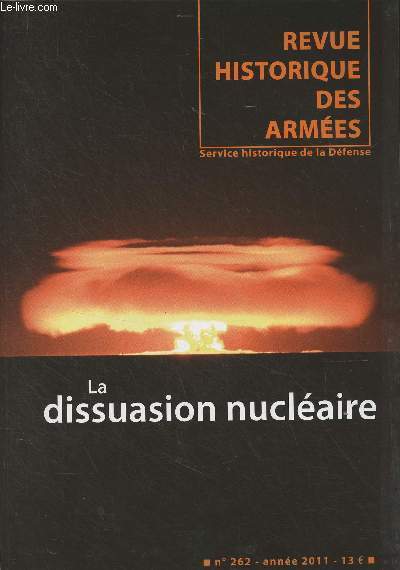 Revue Historique des Armes - N262 - 2011 -