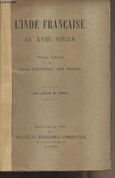L'Inde franaise au XVIIIe sicle