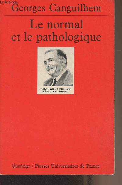 Le normal et le pathologique - 