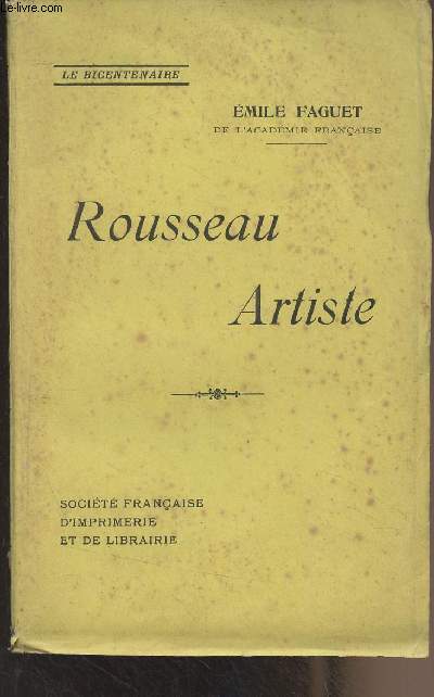 Rousseau artiste