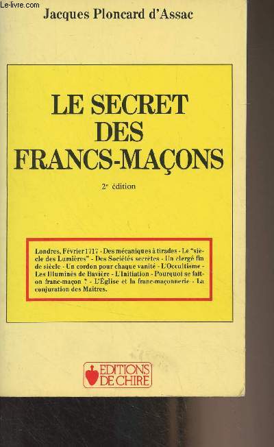 Le secret des francs-maons (2e dition)