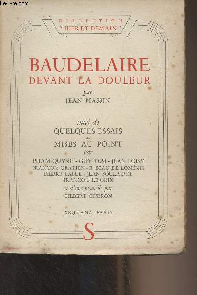 Baudelaire devant la douleur - 