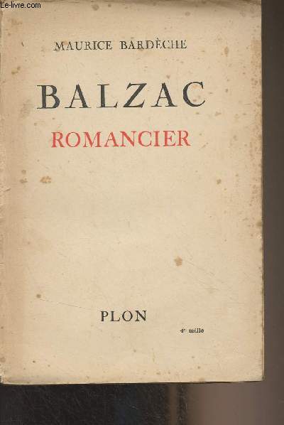 Balzac romancier