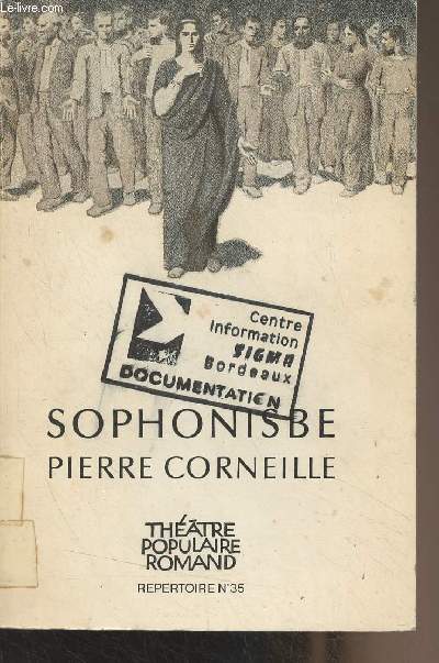 Sophonisbe - Collection du T.P.R. rpertoire N35