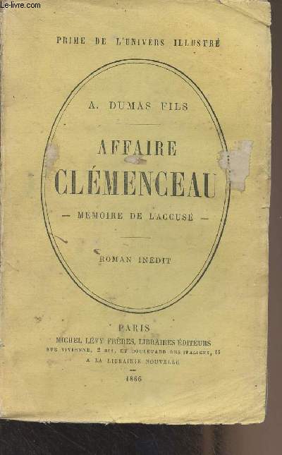 Affaire Clmenceau, mmoire de l'accus