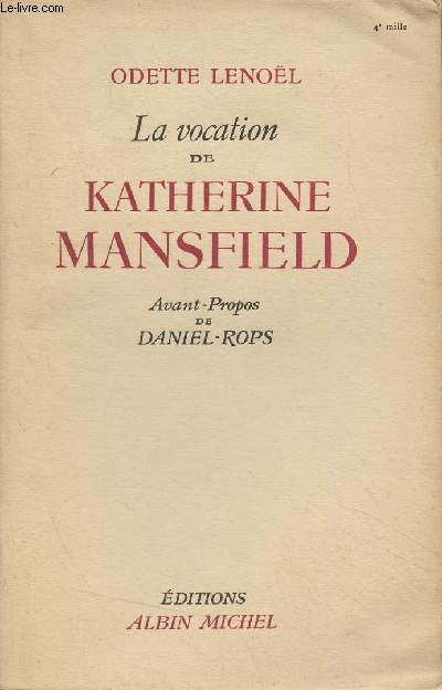 La vocation de Katherine Mansfield