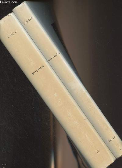 Houdon, sa vie et son oeuvre - 4 tomes en 2 volumes - I. Sources - II. Biographie et tude de l'oeuvre - III. Catalogue de l'oeuvre - IV. Reproductions