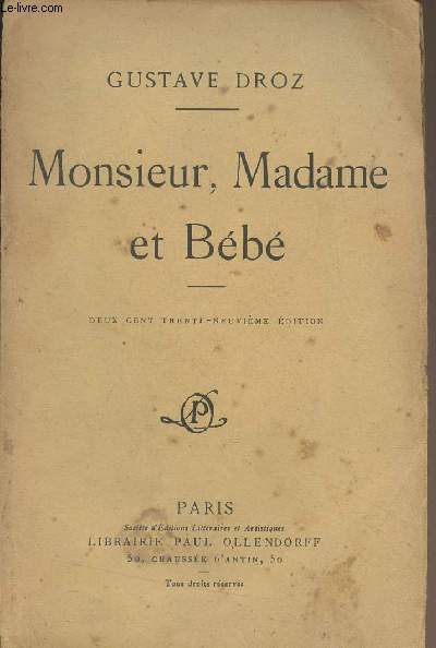 Monsieur, Madame et Bb - 239e dition