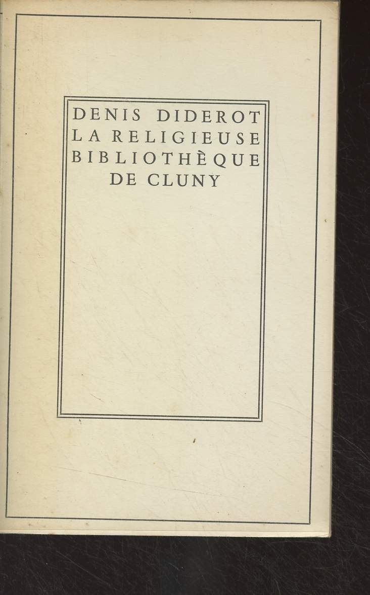 La religieuse (Nouvelle dition tablie et prsente par Robert Mauzi) - 