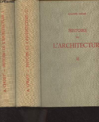 Histoire de l'architecture - En 2 tomes