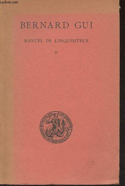 Manuel de l'inquisiteur - Tome II (deuxime tirage) - 