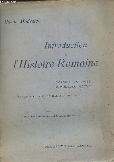 Introduction  l'histoire Romaine