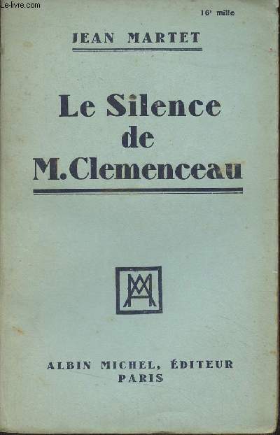 Le silence de M. Clemenceau