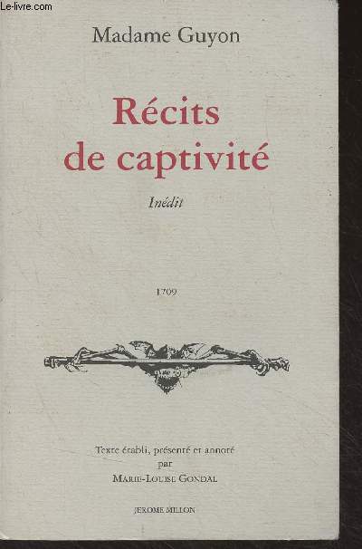 Rcits de captivit (Indit) 1709