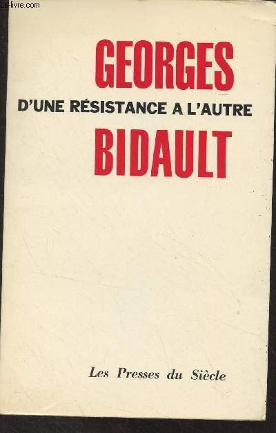 D'une rsistance  l'autre