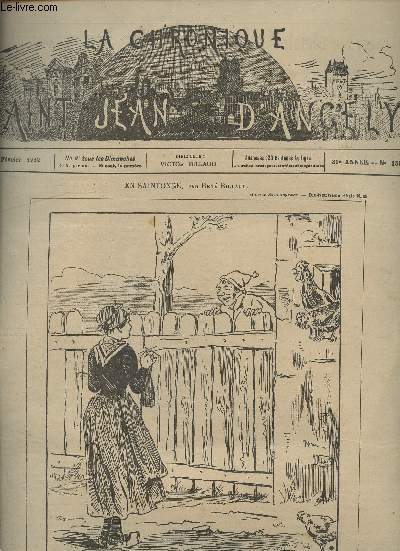 La Chronique de Saint Jean d'Angly - 31e anne, n1551, 25 fv. 1912 - A travers la semaine - Informations
