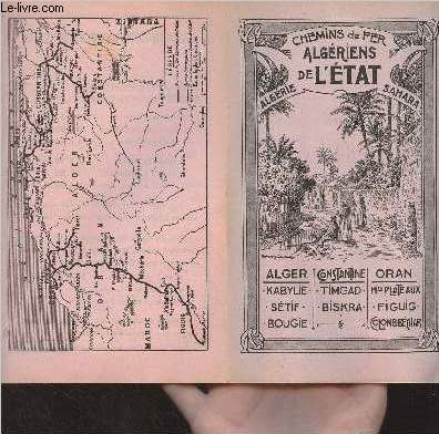 Chemins de fer Algriens de l'tat - Saison d'hiver 1909-1910, Alger-Constantine
