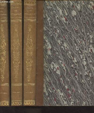 Journal des connaissances mdico-chirurgicales - 3 volumes - 1/ Annes 1833-1834 - (NI, sept.1833  XII, aot 1934) - 2/ 1836-1837 (NI, juil. 1836  IV, dc. 1836 et janv. 1837  juin 1837) - 3/ 1837-1838 (N1, juil. 1837 au n6 dc.1837 et n1 janv. 18