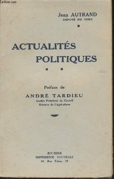 Actualits politiques