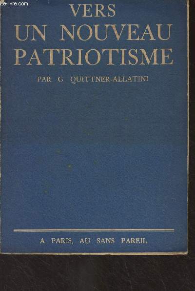 Vers un nouveau patriotisme