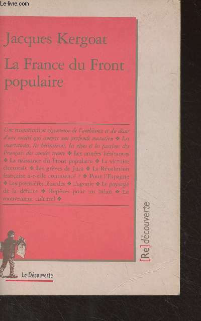 La France du Front populaire - 