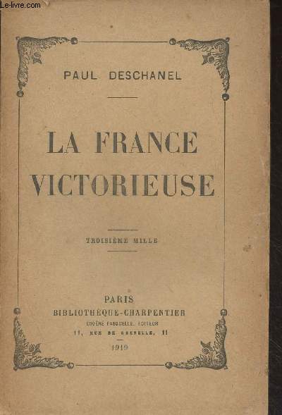 La France victorieuse (Paroles de guerre)