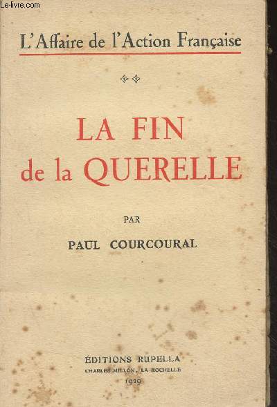 La fin de la querelle - 