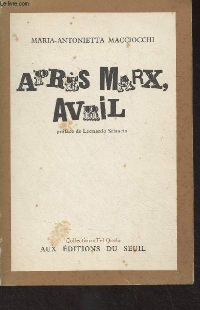 Aprs Marx, avril - 