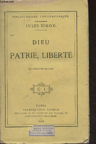 Dieu, patrie, libert - 