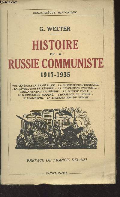 Histoire de la Russie communiste, 1917-1935 - 