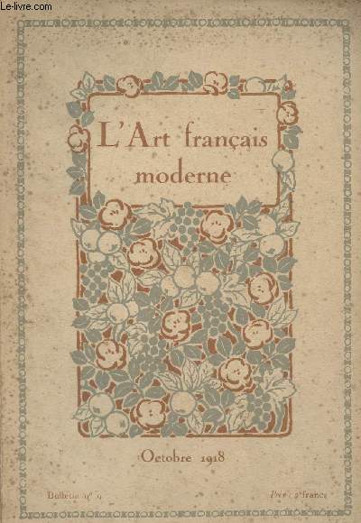 L'art franais moderne - Bulletin n9 - Oct. 1918 - La maison par Louis Bonnier
