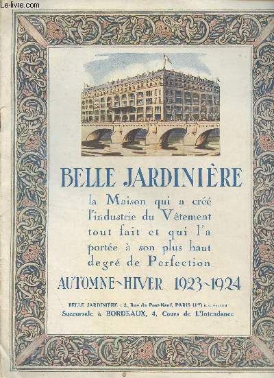 Cataloge Belle Jardinire Automne-Hiver 1923-1924