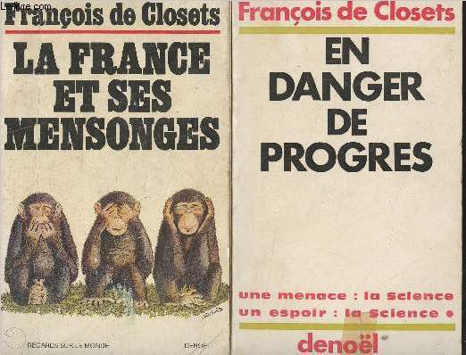 Lot de 2 livres : La France et ses mensonges + En danger de progrs