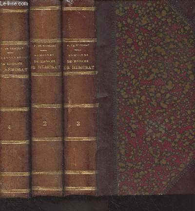 Mmoires de Madame de Rmusat (1802-1808) (publis par son petit-fils Paul de Rmusat) - En 3 tomes - 4e dition