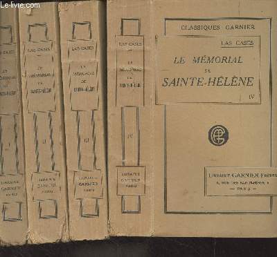 Le mmorial de Sainte-Hlne - En 4 tomes - 