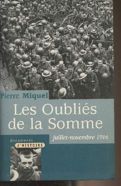 Les oublis de la Somme (juillet-novembre 1916) - 