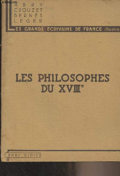 Les philosophes du XVIIIe - 