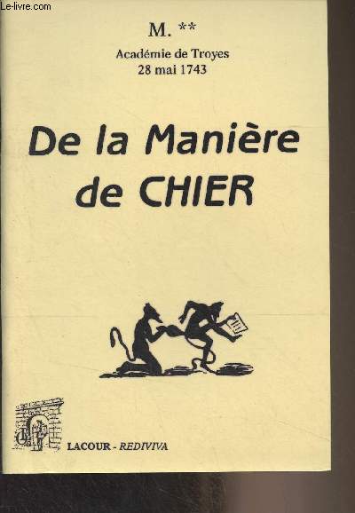 De la manire de chier - collection 